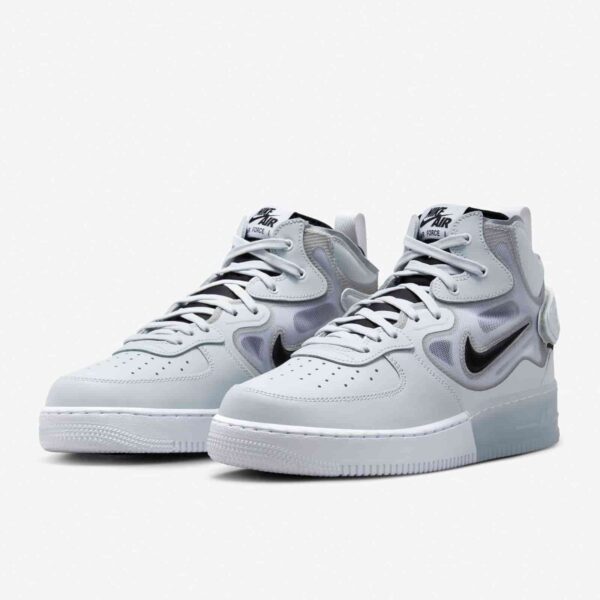 Nike Air Force 1 Mid React "Grey Skeleton" dv0784-001